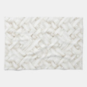 Geweven wit basket weave Vrijgezellenfeest Theedoek (Horizontaal)