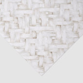 Geweven witte basket weave Wedding Tissuepapier (Detail)