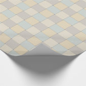 Geweven zachte toon Tegels Cadeaupapier (Hoek)