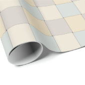 Geweven zachte toon Tegels Cadeaupapier (Rol Hoek)
