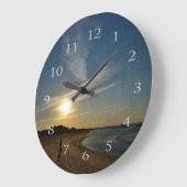 Geweven Zonsondergang door Shirley Taylor Grote Klok (Hoek)