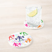 GEWICHLIFICEERD ZANDSTEEN ONDERZETTER (Zijkant)