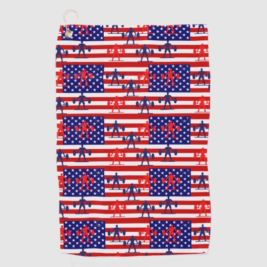 GEWICHLIFT GOLFHANDDOEK (Voorkant)