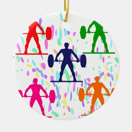 GEWICHLIFT KERAMISCH ORNAMENT (Voorkant)