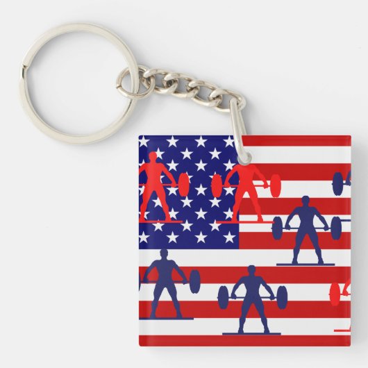 GEWICHLIFT SLEUTELHANGER (voorkant)