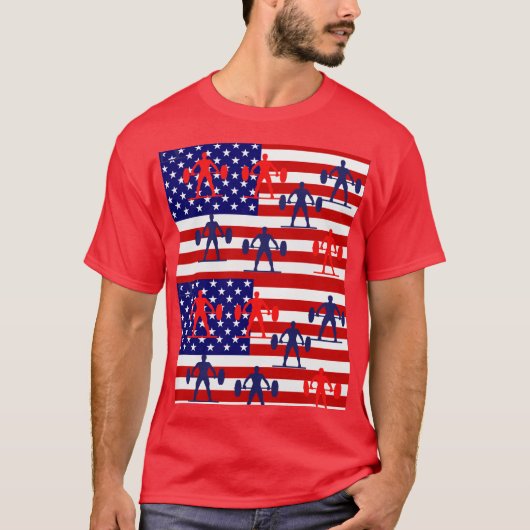 GEWICHLIFT T-SHIRT (Voorkant)