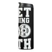 Gewicht Bord Rustig Ik ben bezig met Wiskunde Thermosbeker (Geroteerd rechts)