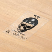 Gewicht Bord Schedel Training Bodybuilding Verjaar Acryl Uitnodigingen (Laagn)