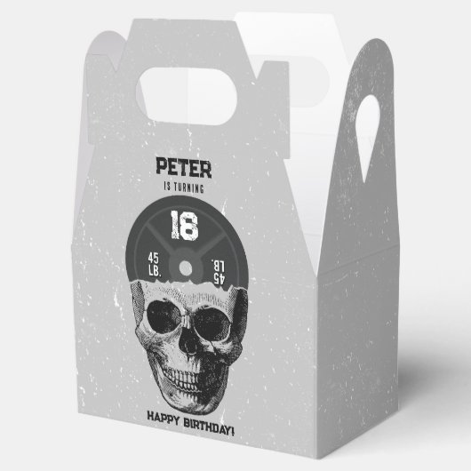 Gewicht Bord Schedel Training Bodybuilding Verjaar Bedankdoosjes (Geopend)