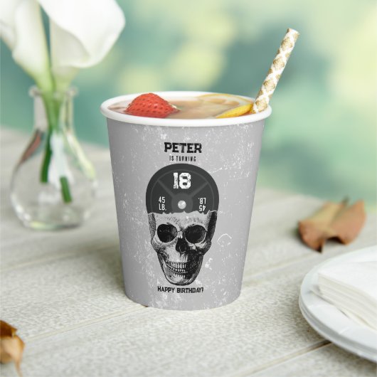 Gewicht Bord Schedel Training Bodybuilding Verjaar Papieren Bekers (Insitu)