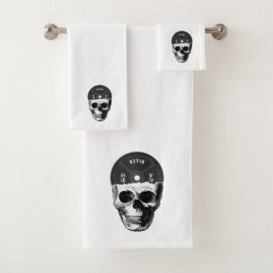 Gewicht Bord Skull Training Fitness Bodybuilding Bad Handdoek