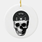Gewicht Bord Skull Training Fitness Bodybuilding Keramisch Ornament (Achterkant)