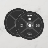 Gewicht Bord Training Fitness Gym Verjaardagsfeest Kaart (Voorkant / Achterkant)