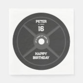 Gewicht Bord Training Fitness Gym Verjaardagsfeest Servet (Voorkant)