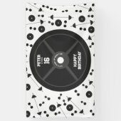 Gewicht Bord Training Fitness Gym Verjaardagsfeest Spandoek (Verticaal)