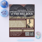 Gewicht Borden, persoonlijke trainer, gym Adverter Flyer (Enkel)