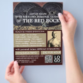 Gewicht Borden, persoonlijke trainer, gym Adverter Flyer (Hand)