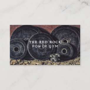 Gewicht Borden, persoonlijke trainer, gym instruct Visitekaartje
