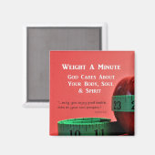Gewicht een minuut! magneetherinnering magneet (Voorkant / Achterkant)
