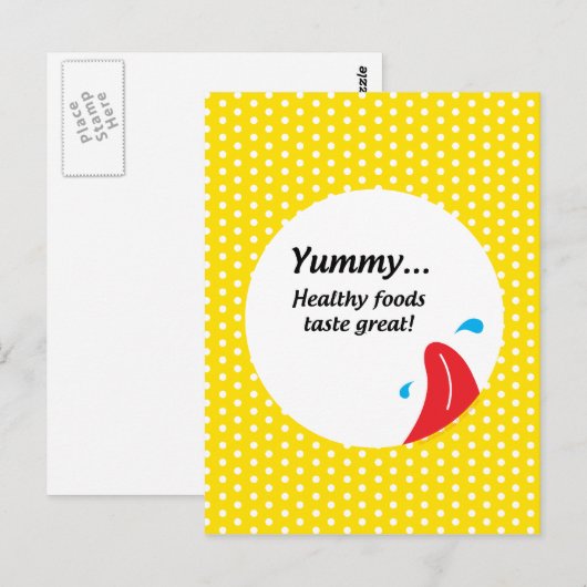 Gewicht en gezondheid briefkaart (Voorkant / Achterkant)