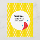 Gewicht en gezondheid briefkaart (Voorkant)