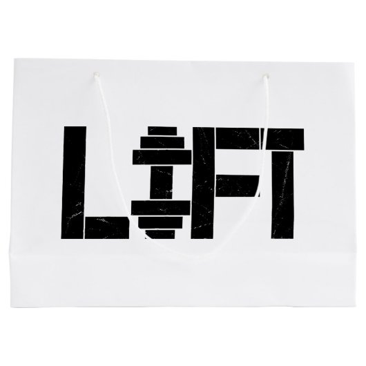 Gewicht Lift Groot Cadeauzakje (Achterkant)