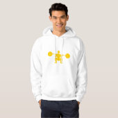 Gewicht Lifter 01 - Amber Hoodie (Voorkant volledig)