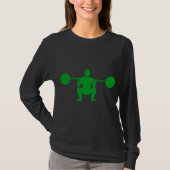 Gewicht Lifter 01 - Groen T-shirt (Voorkant)