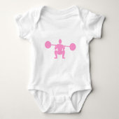 Gewicht Lifter 01 - Roze Romper (Voorkant)