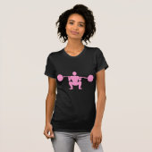 Gewicht Lifter 01 - Roze T-shirt (Voorkant volledig)