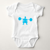 Gewicht Lifter 01 - Sky Blue Romper (Voorkant)