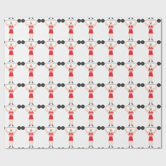 Gewicht Lifter Cadeaupapier (Vlak)