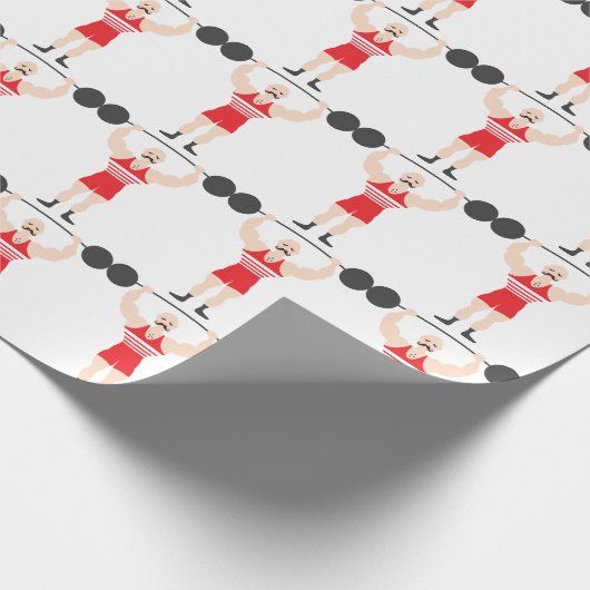 Gewicht Lifter Cadeaupapier (Hoek)