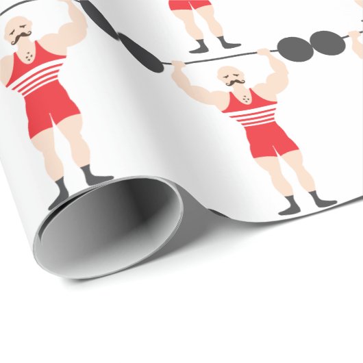 Gewicht Lifter Cadeaupapier (Rol Hoek)