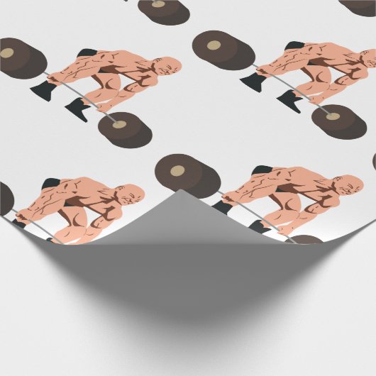 Gewicht Lifter Cadeaupapier (Hoek)