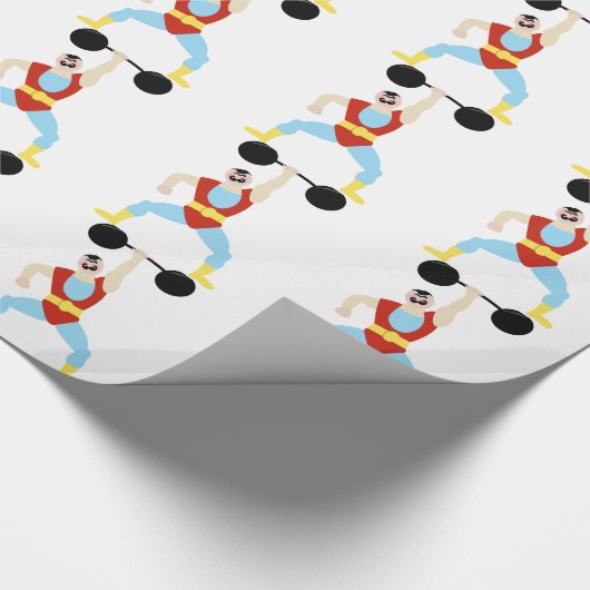 Gewicht Lifter Cadeaupapier (Hoek)