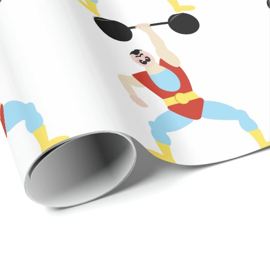 Gewicht Lifter Cadeaupapier (Rol Hoek)