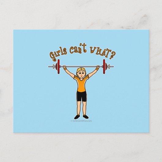 Gewicht Lifter (klonen) Briefkaart (Voorkant)