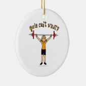 Gewicht Lifter (klonen) Keramisch Ornament (Rechts)