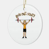 Gewicht Lifter (klonen) Keramisch Ornament (Links)