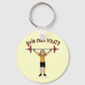 Gewicht Lifter (klonen) Sleutelhanger (Voorkant)