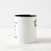 Gewicht Lifter (klonen) Tweekleurige Koffiemok (Center)