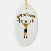 Gewicht Lifter (licht) Keramisch Ornament (Rechts)