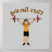 Gewicht Lifter (licht) Poster (Voorkant)