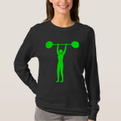 Gewicht Lifting 02 - Groen T-shirt (Voorkant)