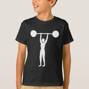 Gewicht Lifting 02 - Wit T-shirt