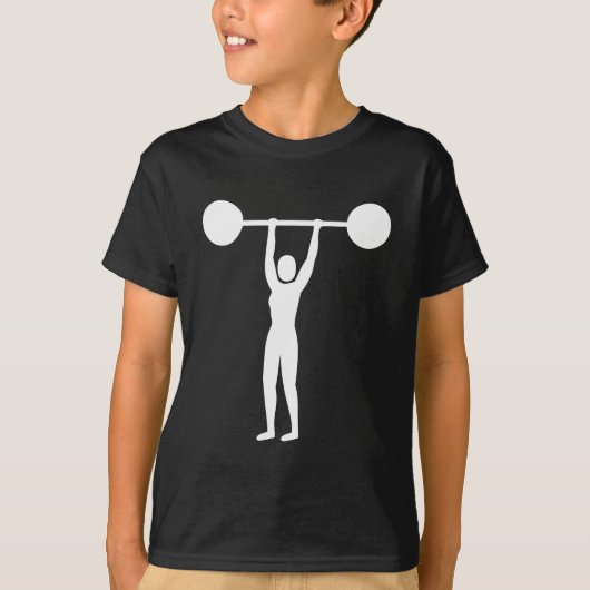 Gewicht Lifting 02 - Wit T-shirt (Voorkant)