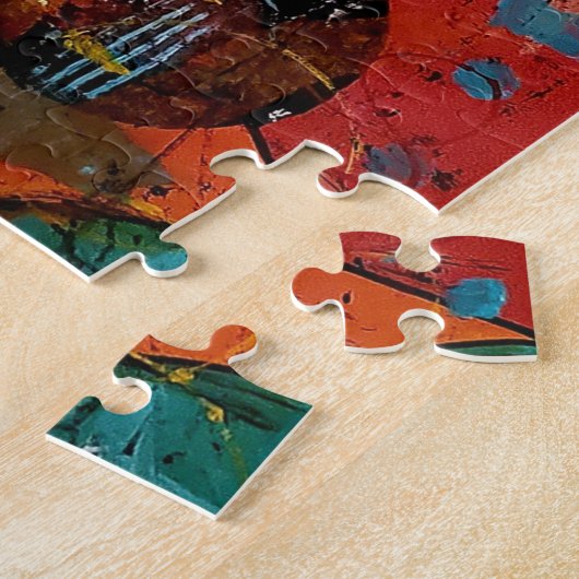 "Gewicht op haar schouders" puzzel (Zijkant)