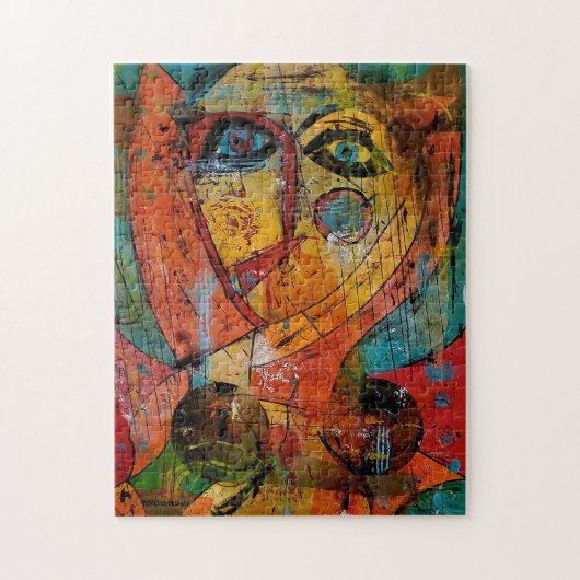 "Gewicht op haar schouders" puzzel Legpuzzel (Verticaal)