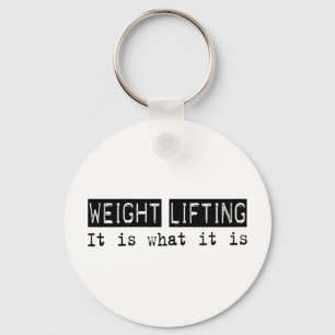 Gewicht optillen sleutelhanger